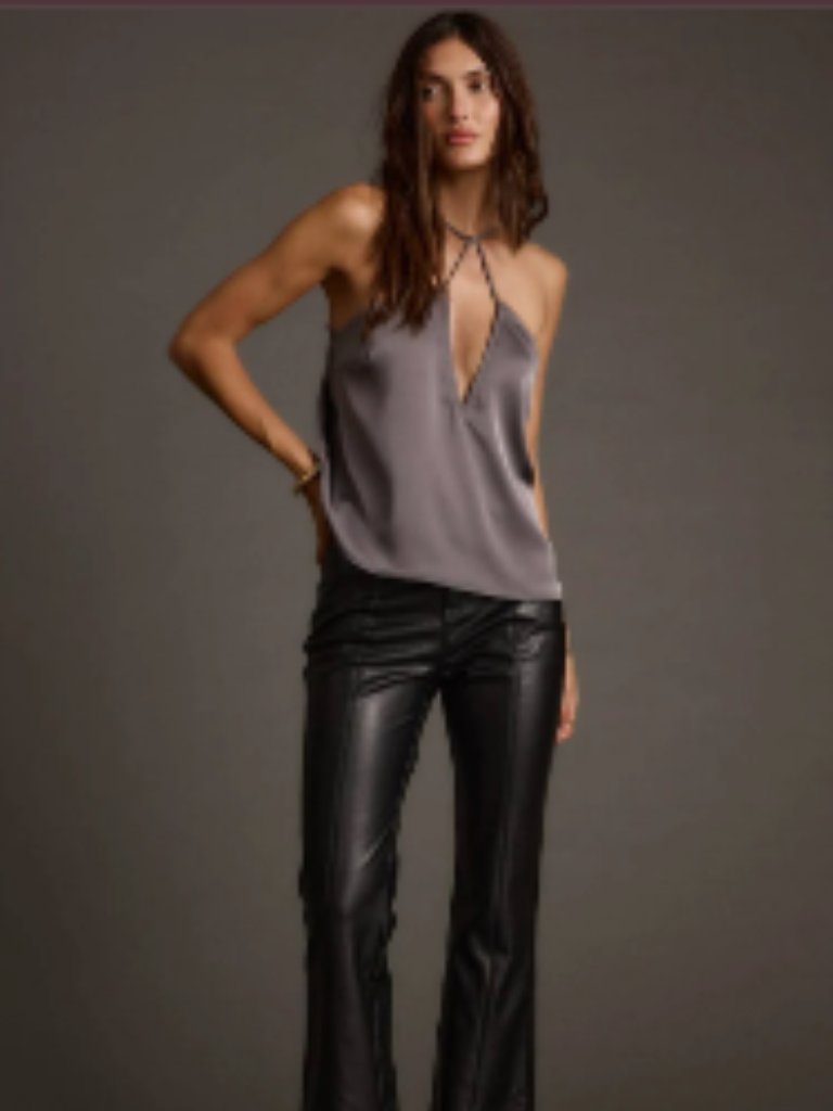 Satin Halter Top Sm Nwt